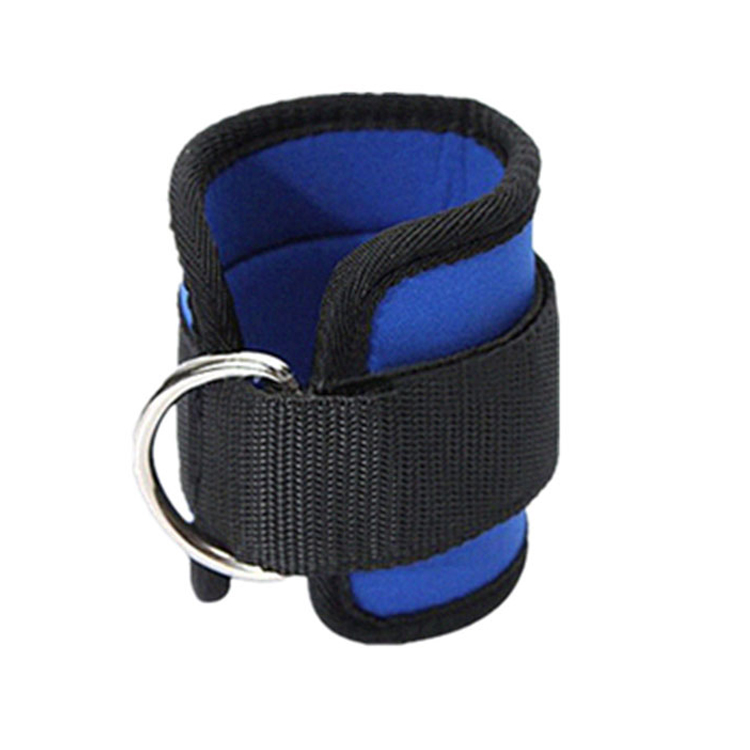 Custom Neoprene Ankle Strap with D-Ring for Gym Cable Machines