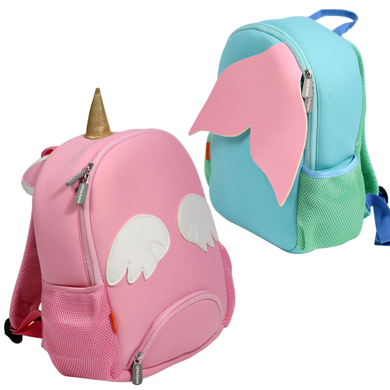 Waterproof Neoprene School Bag for Kids Cute Animal Print