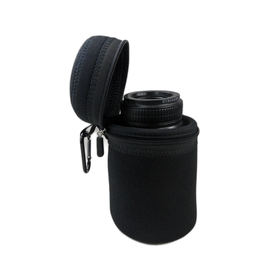 Neoprene Camera Bag Custom Protective Lens Pouch 3 Sizes