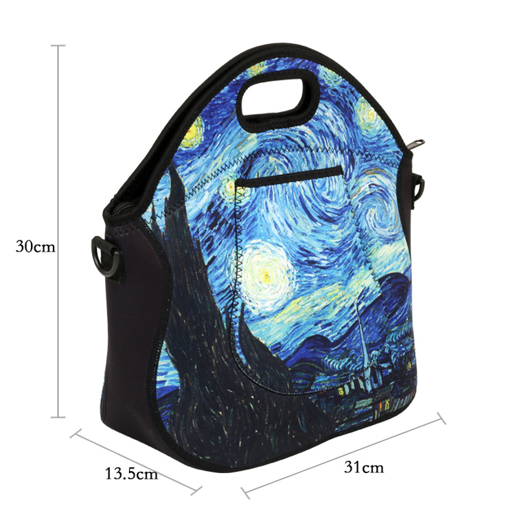 Neoprene Lunch Bag Size