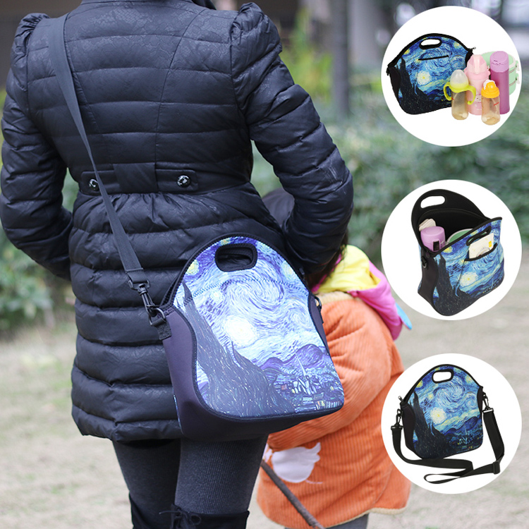 Neoprene Lunch Bag Out Side